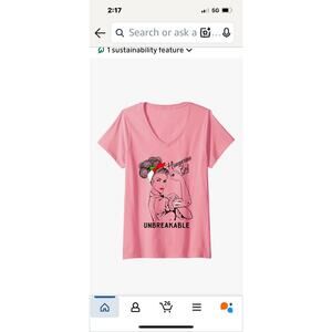 Womens Hungarian Girl Unbreakable Heritage Hungary Flag Gift V-Neck T-Shirt - Lg